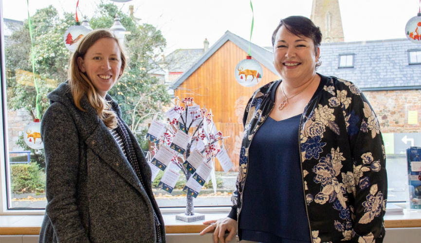 The Co-op's Christmas Wish Tree is launched in Grand Marché St Peter and Grand Marché St Helier
