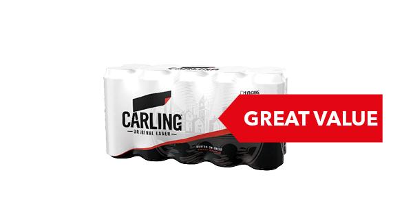GREAT VALUE | Carling 10x440ml