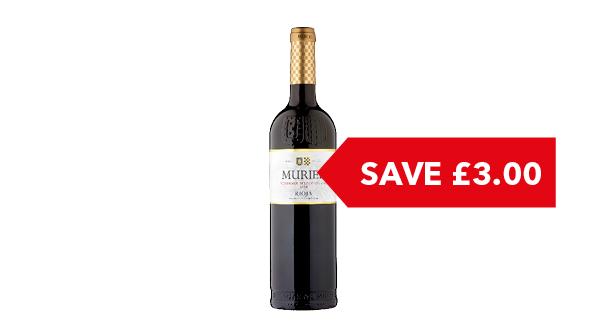 SAVE £3.00 | Muriel Tempranillo Rioja 75cl