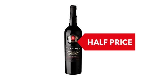 HALF PRICE | Taylor's Select Reserve Port 75cl