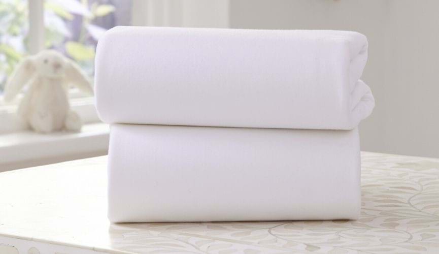 Module - Pack of two fitted Moses sheets in white