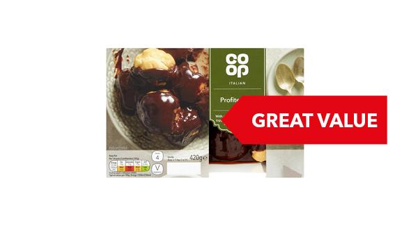 GREAT VALUE | Co-op Profiteroles 400g