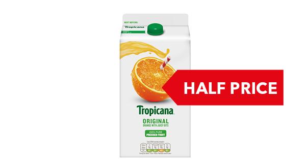 HALF PRICE | Tropicana 1.4 Litre