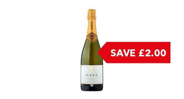 SAVE £2.00 | Co-op Cava Brut 75cl