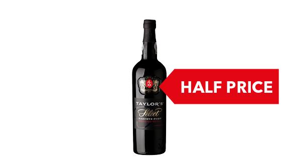HALF PRICE | Taylor's Select Reserve Port 75cl