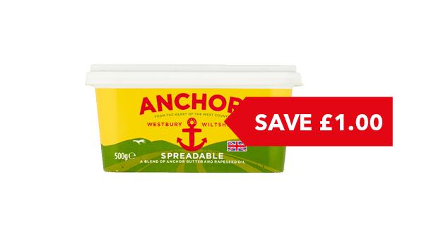 SAVE £1.00 | Anchor Spreadable 500g