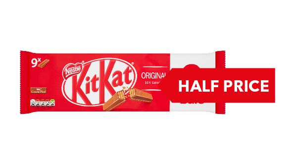 HALF PRICE | Nestlé Kit Kat 2 Fingers 9 Pack
