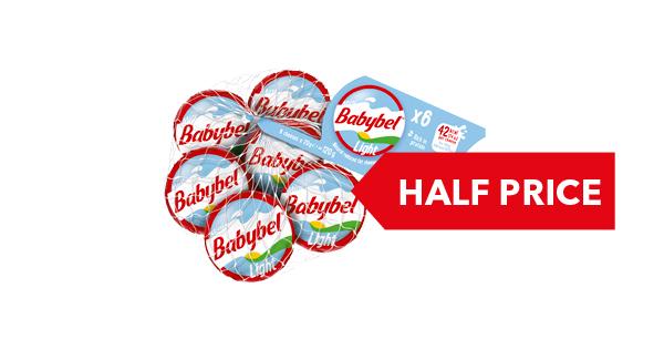 HALF PRICE | Mini Babybel 6 Pack