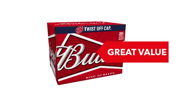 GREAT VALUE | Budweiser Bottles 20x300ml