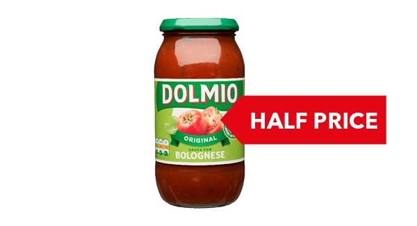 HALF PRICE | Dolmio Sauces 470g - 500g