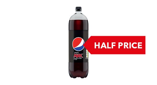 HALF PRICE | Pepsi 2 Litre