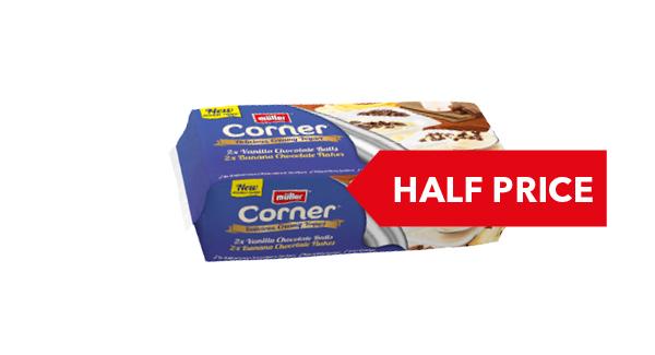 HALF PRICE | Müller Corner 4x130g/4x143g