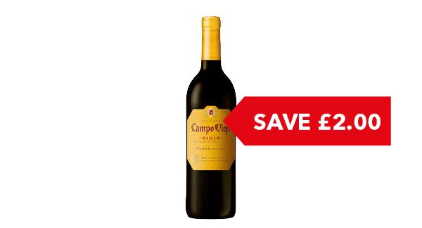 SAVE £2.00 | Campo Viejo Tempranillo Rioja 75cl