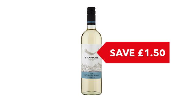 SAVE £1.50 | Trapiche Varietals Sauvignon Blanc 75cl