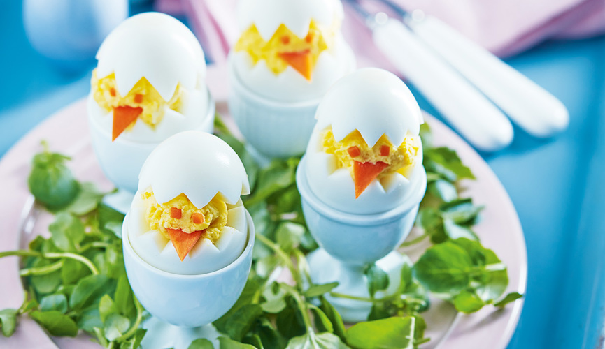 Easter chick eggs