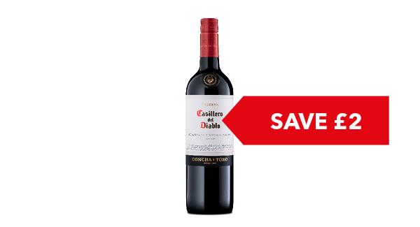 SAVE £2.00 | Casillero Del Diablo 75cl