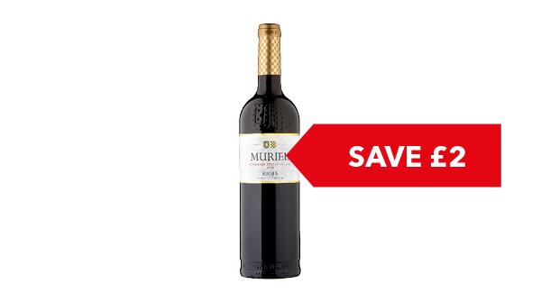 SAVE £2.00 | Muriel Tempranillo Rioja 75cl