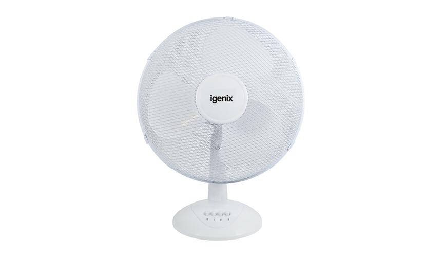 Ingenix 16” desk fan (white)