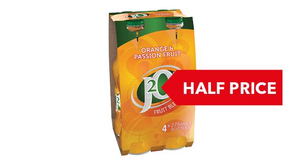 HALF PRICE | Britvic J2O 4x275