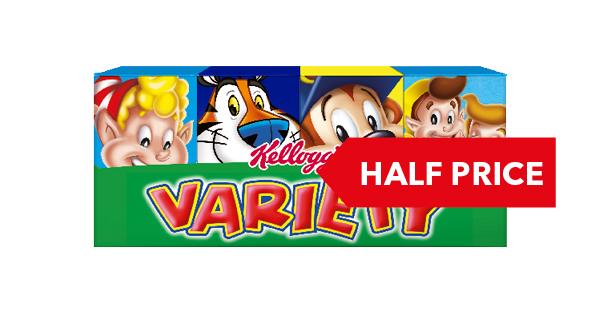 HALF PRICE | Kellogg's Variety Pack 8s
