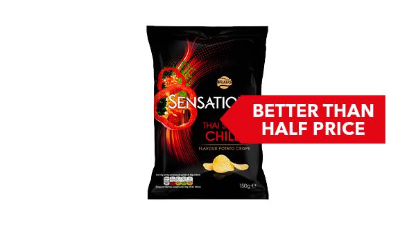 BETTER THAN HALF PRICE | Walkers Senstations 82.5-150g