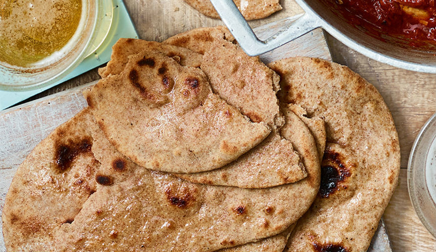 Frying Pan Naan Breads