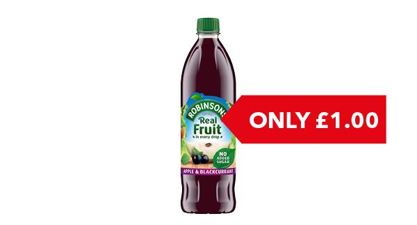 ONLY £1.00 | Robinsons Squash 1L