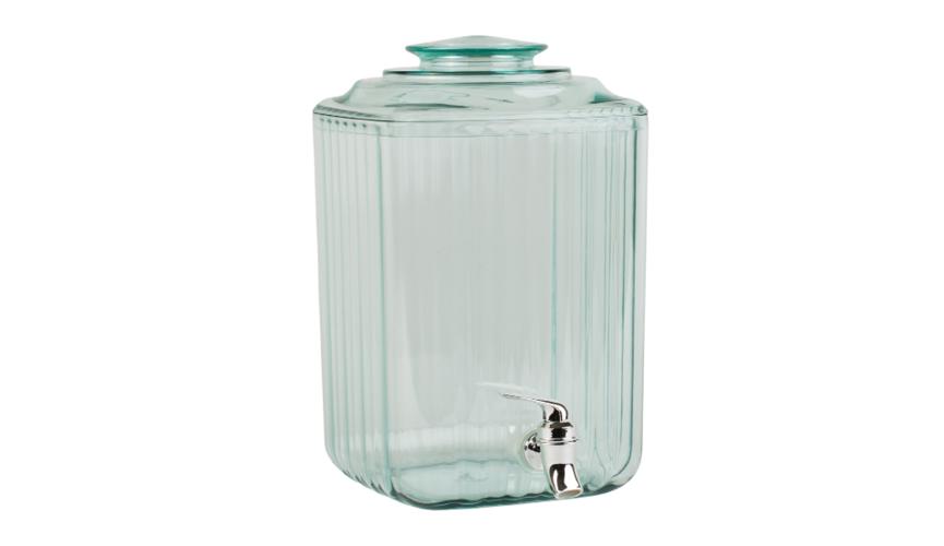 Recycled glass effect dispenser 7L