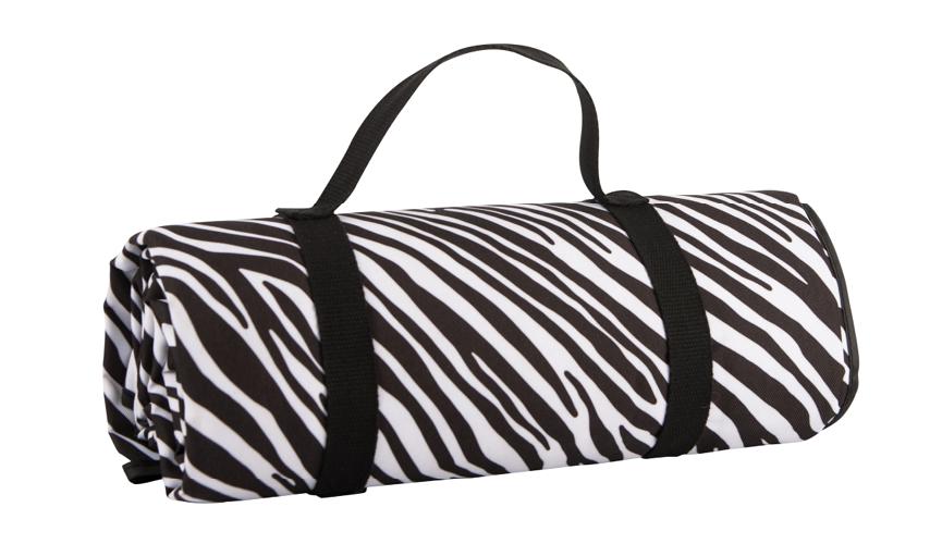 Madagascar picnic blanket zebra stripe 150 x 140cm