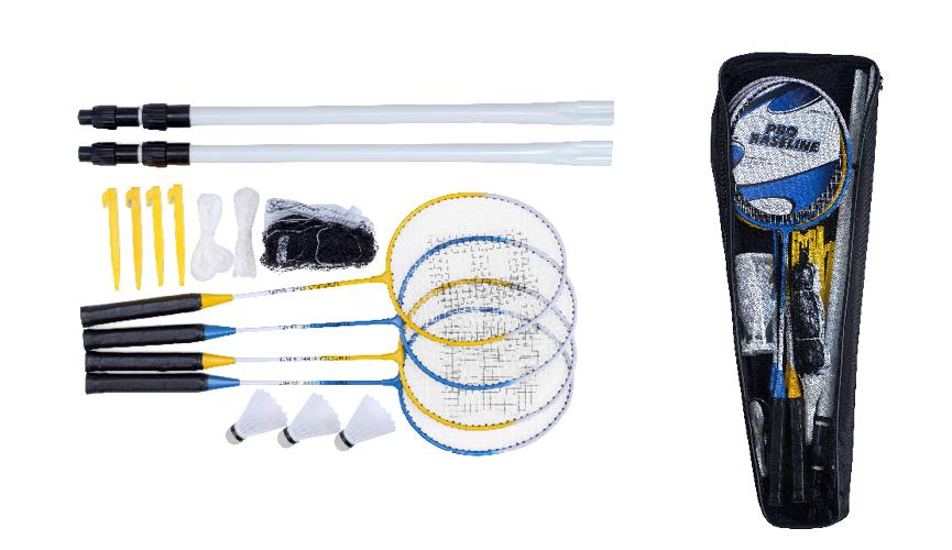 4 player badminton set