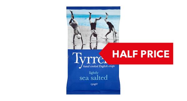HALF PRICE | Tyrrell's Crisps 150g
