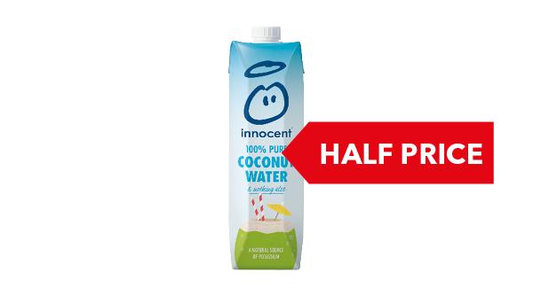 HALF PRICE | Innocent Coconut Water 1L
