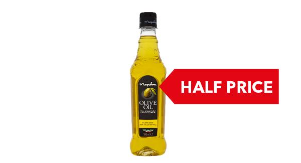 HALF PRICE | Napolina Olive Oil 500g