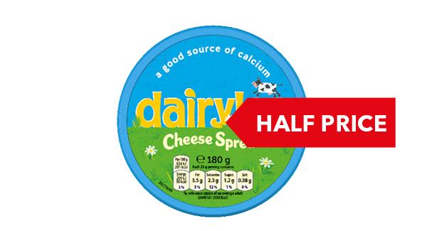 HALF PRICE | Dairylea Cheese Spread 180g