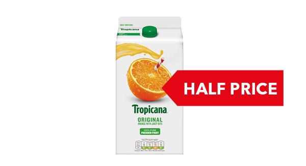 HALF PRICE | Tropicana Orange 1.4 Litre
