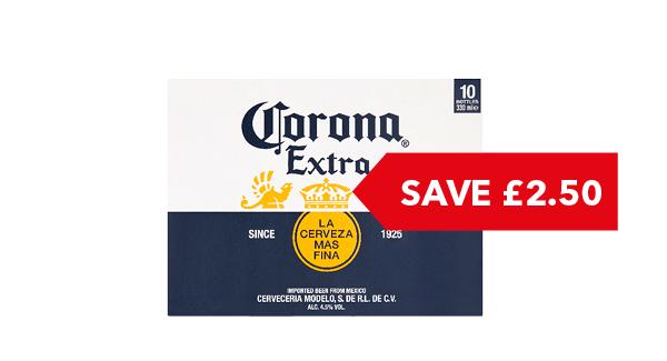 SAVE £2.50 | Corona Bottle 10x330ml