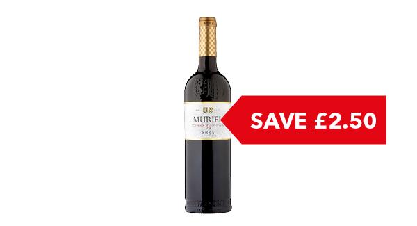 SAVE £2.50 | Muriel Tempranillo Rioja 75cl