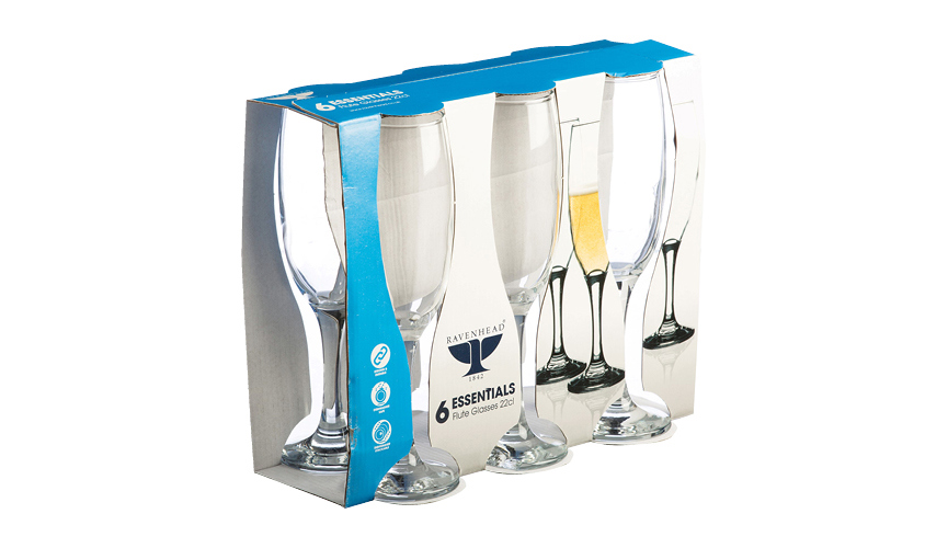Ravenhead Essentials flute glasses