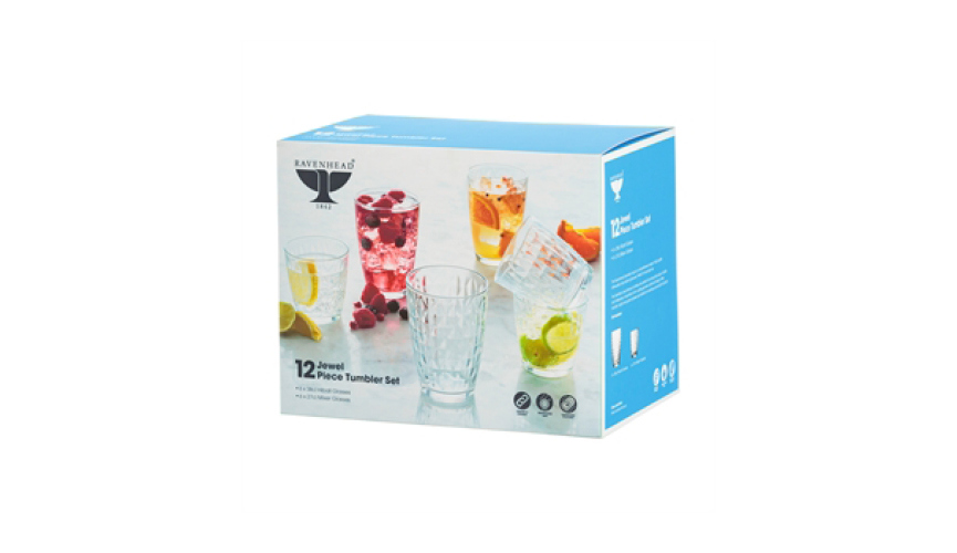 Ravenhead Essentials Jewel tumbler glasses