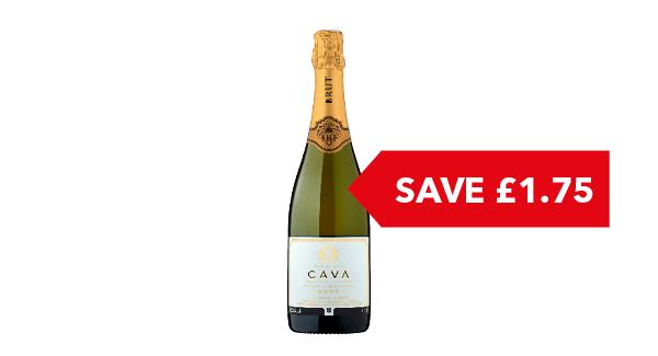 SAVE £1.75 | Co-op Cava Brut 75cl