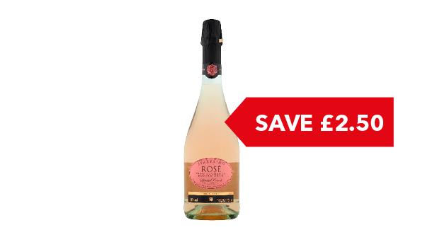 SAVE £2.50 | Co-op Irresistible Rosato Spumante 75cl