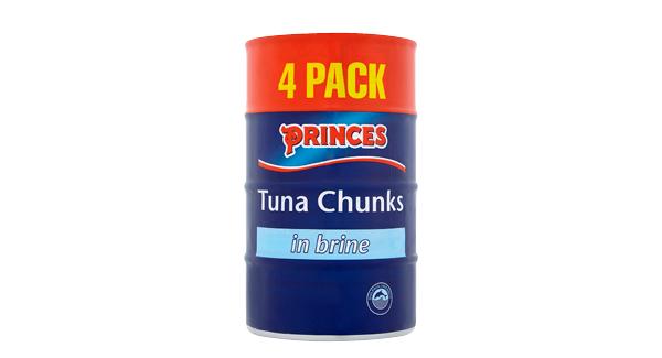 SAVE £1.00 | Princes Tuna Chunks 4x145g