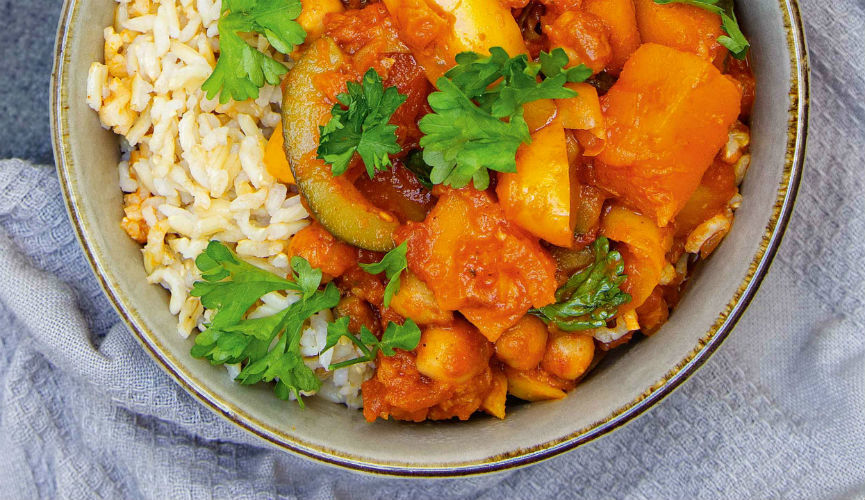 Butternut squash tagine