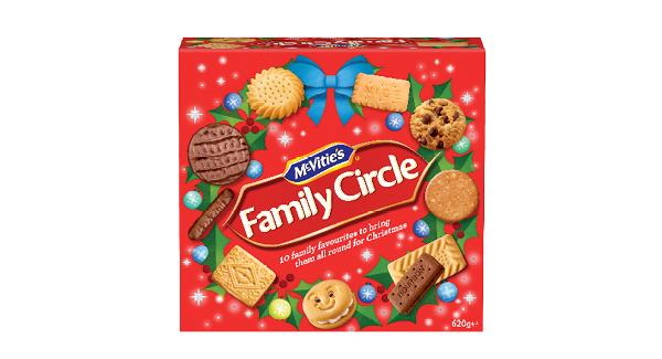 HALF PRICE | McVities Family Circle Assorted Biscuit 620g