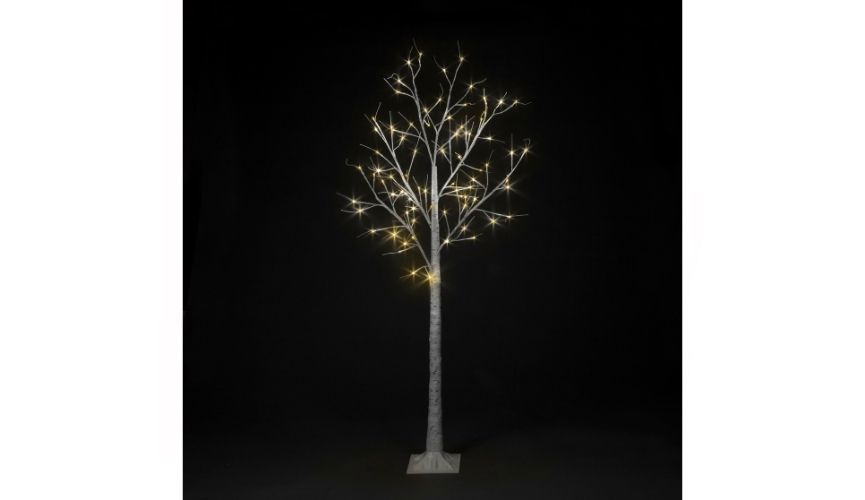 1.8m birch tree w/80 warm lights RS04363