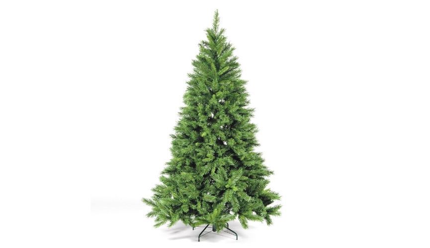 210cm Green Kateson fir hinged Christmas Tree CT04673