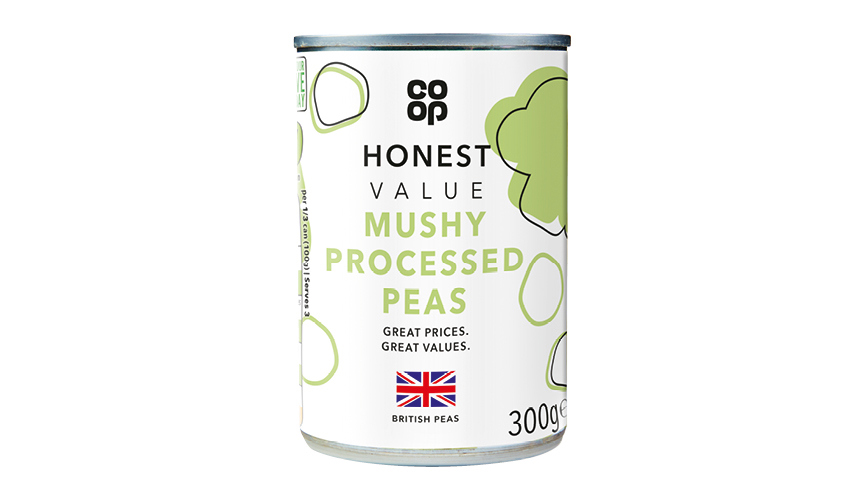 Module - Honest Value Mushy Processed Peas 400g