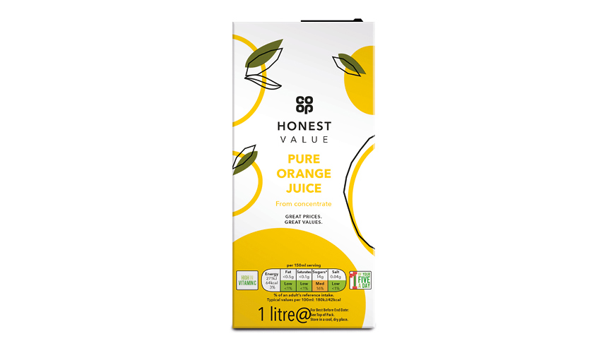 Module - Honest Value Pure Orange Juice 1 litre