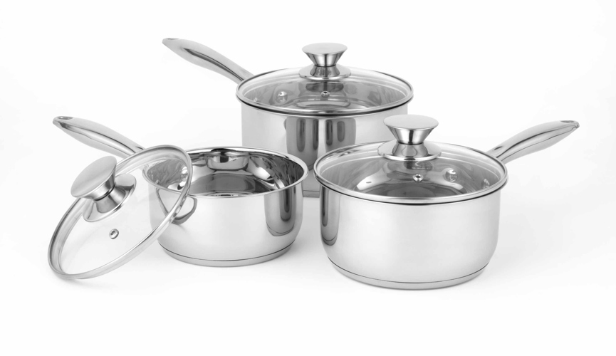 Classic 3PC Stainless Steel Pan Set