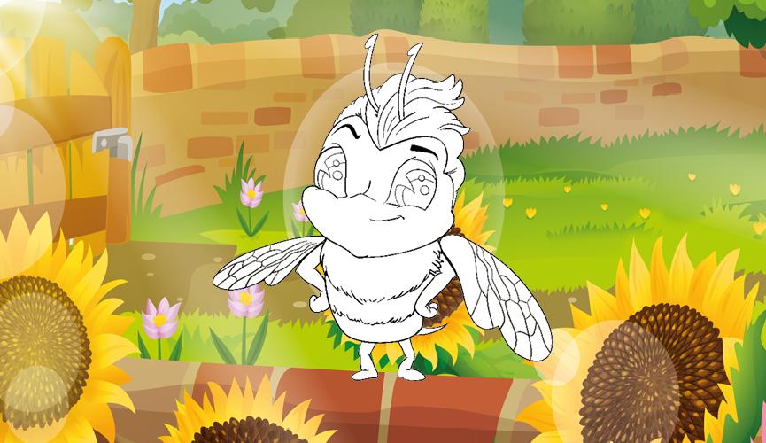Module - Download our bee colouring in page